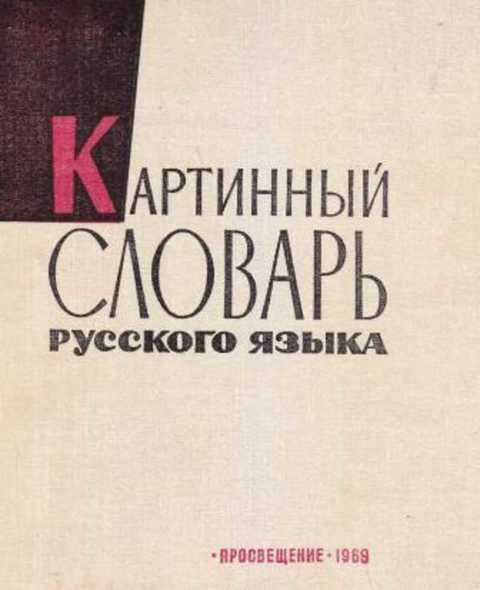 Картинный словарь русского языка