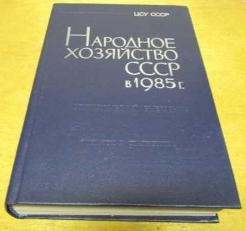 Народное хозяйство РСФСР в 1985 г.