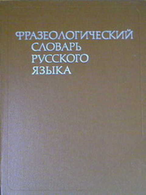 Фразеологический словарь русского языка примеры