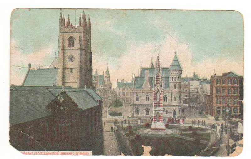 St. Andrews Cross & Municipal Buildings, Plymouth (Плимут)Почтовая карт...