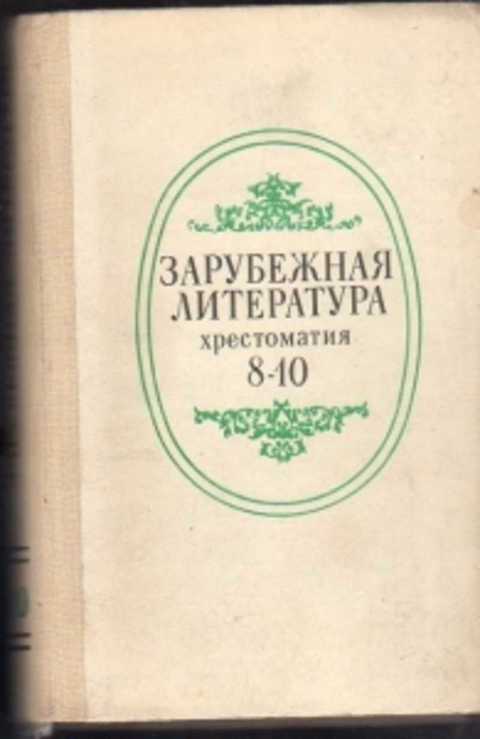 Зарубежная литература 8 класс презентация