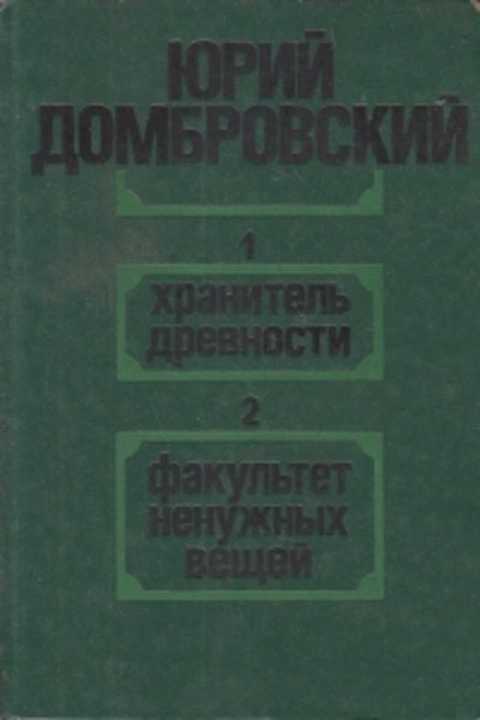 Домбровский факультет ненужных вещей презентация