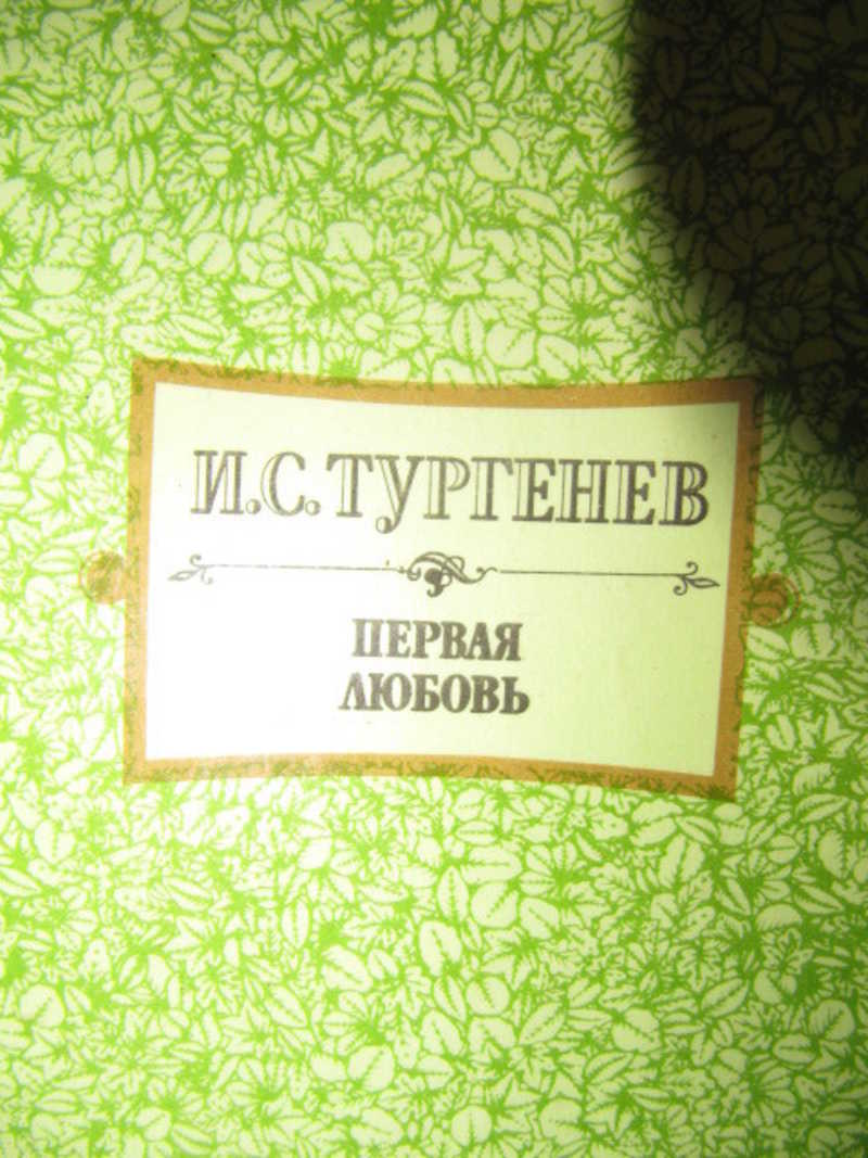 Первая любовь. Повести